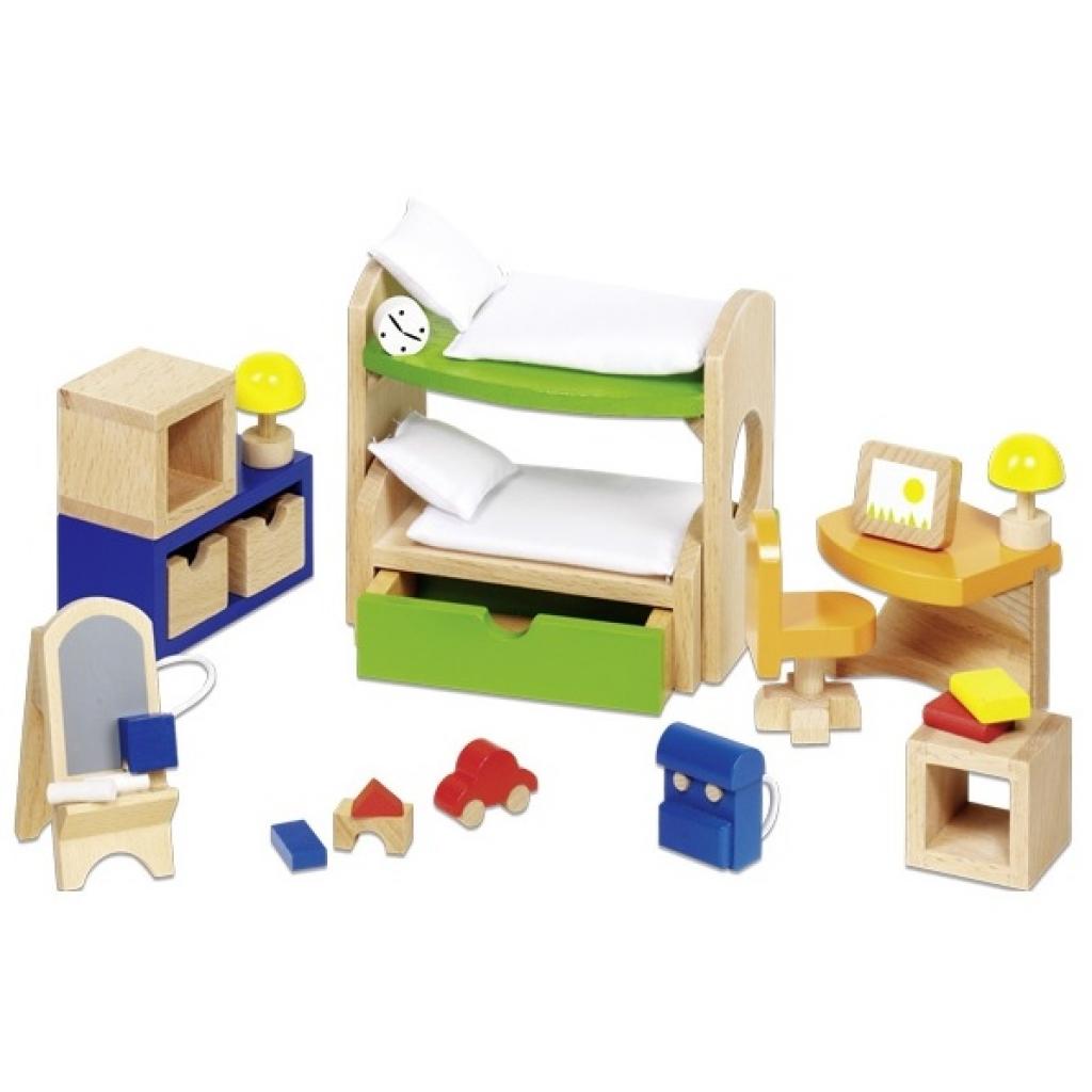 Набор для кукол Goki Мебель для детской комнаты, 28 предметов (51746G) - фото 1