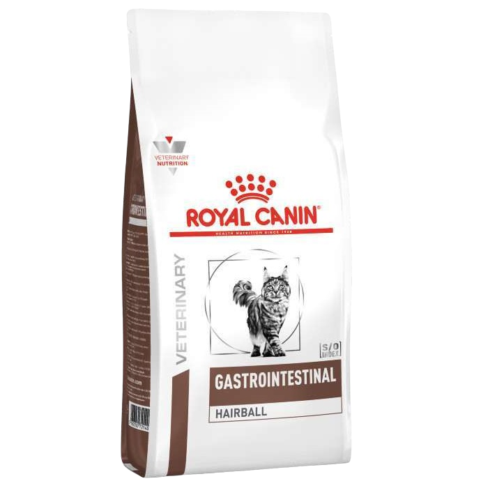Сухий дієтичний корм для котів Royal Canin Gastrointestinal Hairball при порушенні травлення, викликаного наявністю волосяних грудочок, 400 г (2722004) - фото 1