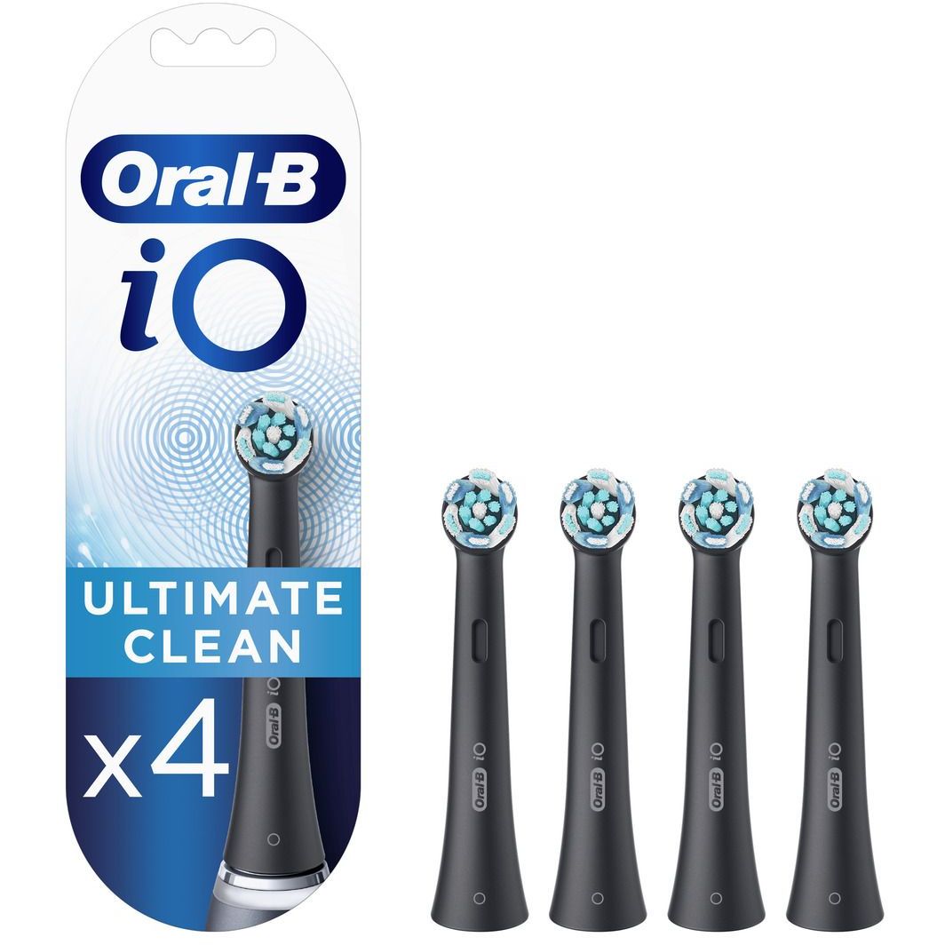 Насадки для зубної щітки Oral-B Максимальне очищення iO RB Блек, 4шт. - фото 1