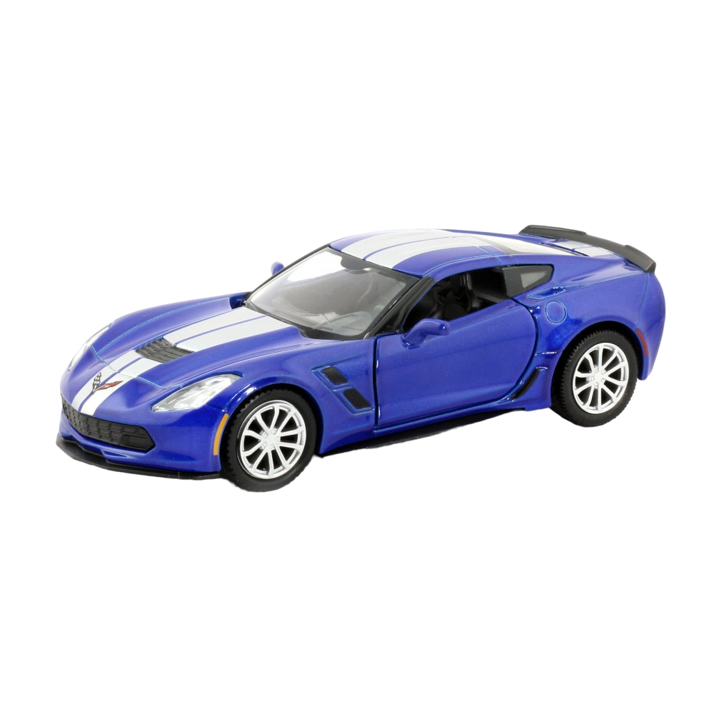 Машинка Uni-fortune Chevrolet Corvette GRAND SPORT, 1:32, в ассортименте (554039С) - фото 1