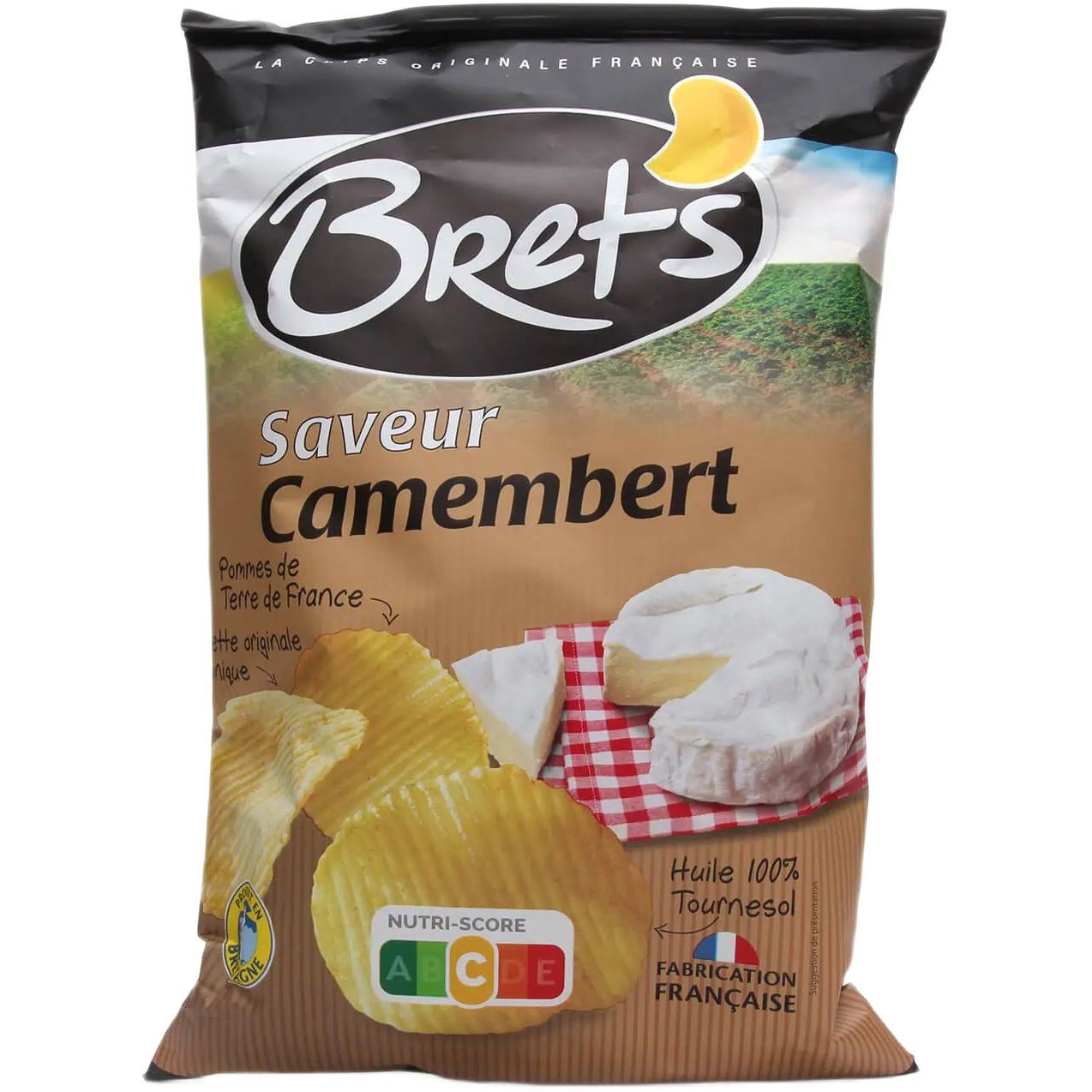 Чипсы Bret's со вкусом сыра камамбер 125 г (801534) - фото 1