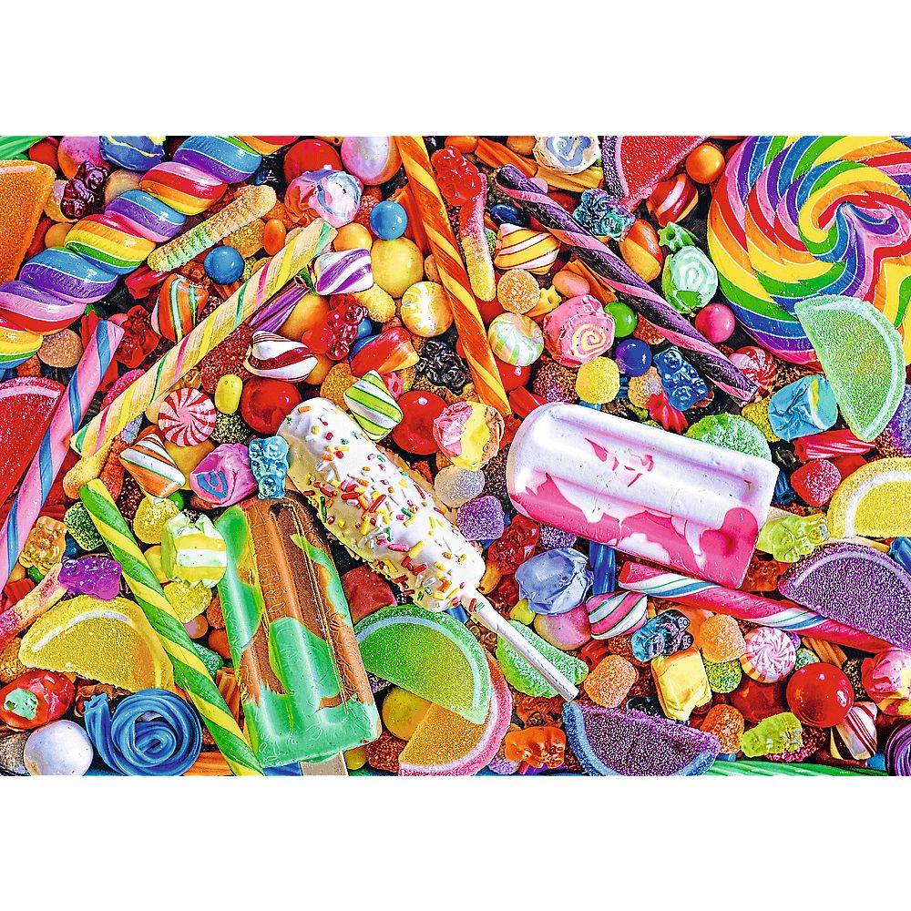 Пазли Trefl Безмежна колекція: Льодяники та цукерки 1000 елементів - фото 2