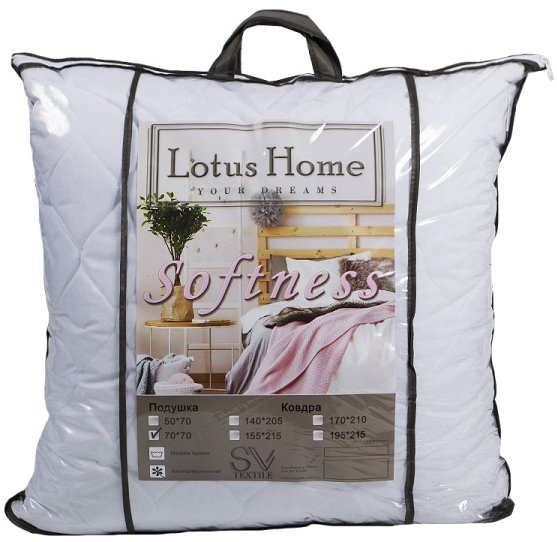 Подушка Lotus Softness Holly, 70х70 см, белый (svt-2000022220422) - фото 3
