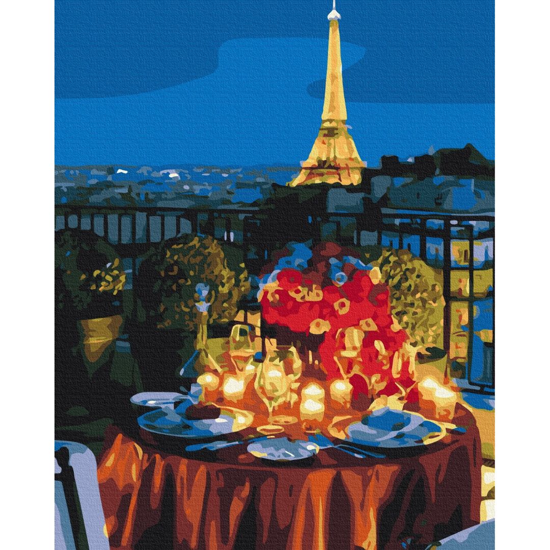Картина по номерам Свидание в Париже Brushme 40x50 см разноцветная 000277927 - фото 1