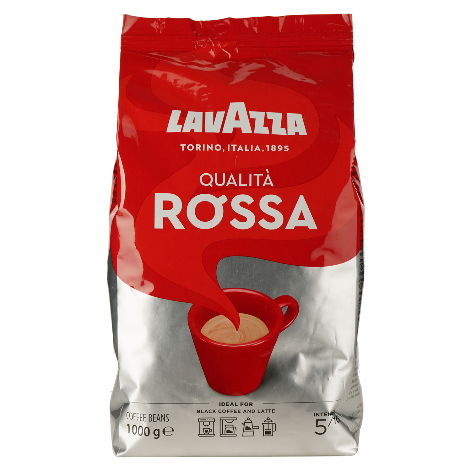 Кофе в зернах Lavazza Qualita Rossа 1 кг (6957) - фото 1
