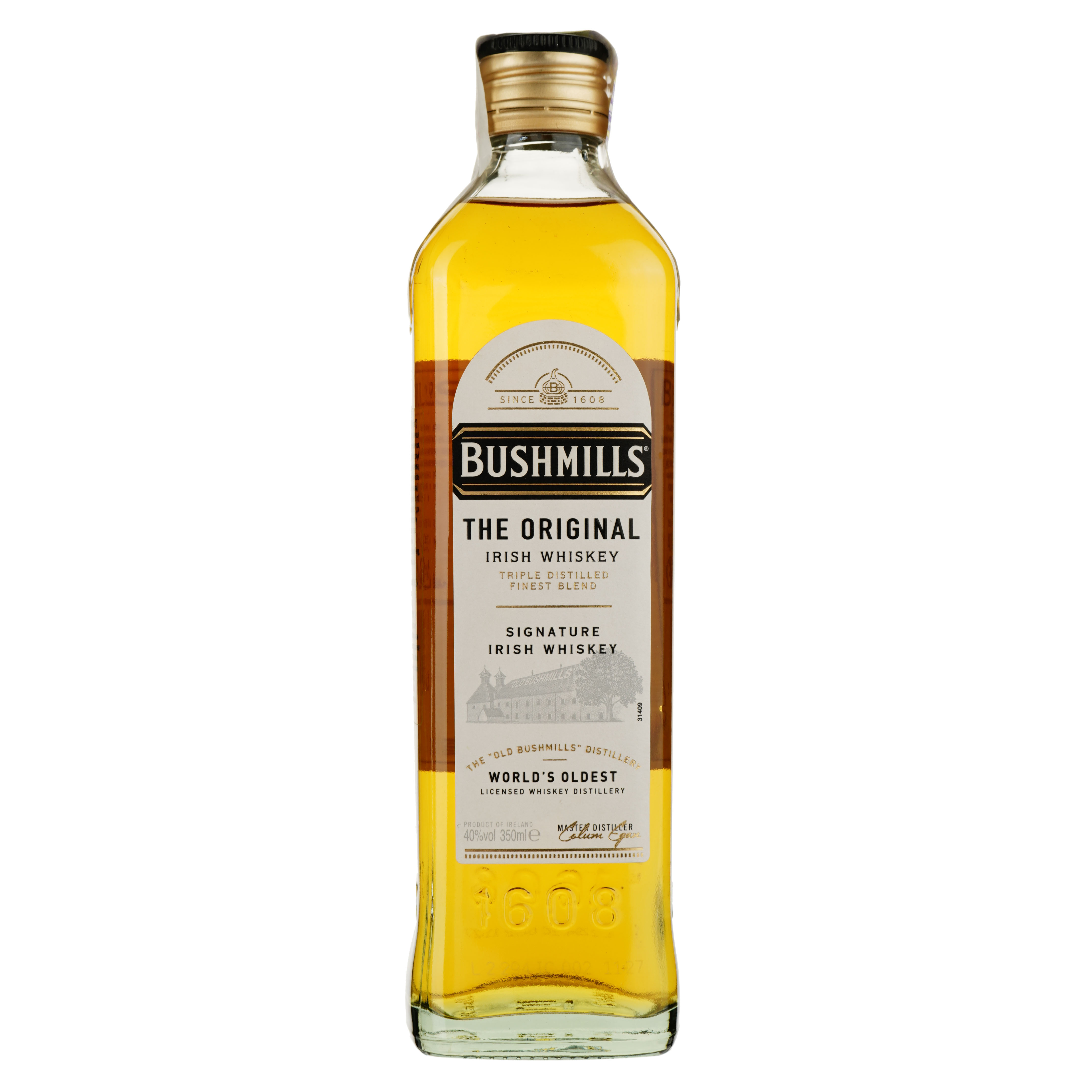 Виски Bushmills Original Blended Irish Whiskey, 40%, 0,35 л - фото 1