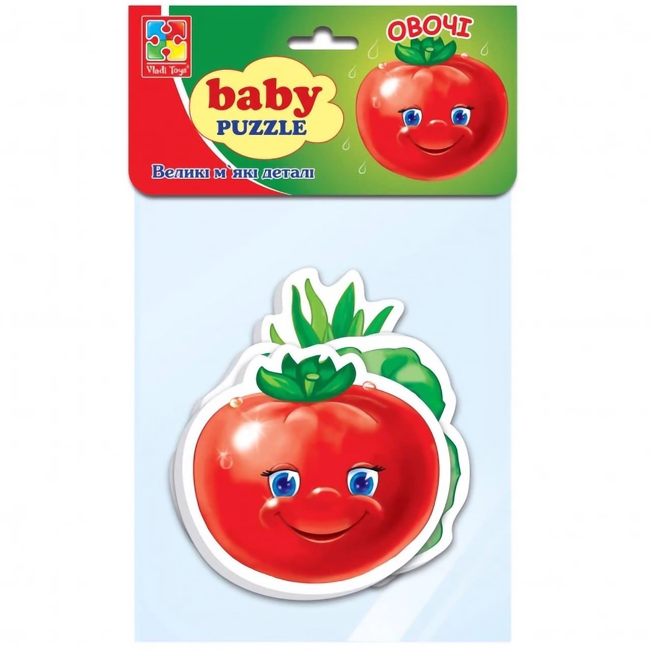 Бебі пазли Vladi Toys Малюк зможе Овочі 16 елементів (VT1106-76) - фото 2