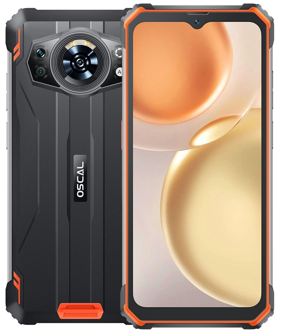 Смартфон Blackview Oscal S80 6/128Gb NFC Mecha Orange (Global Version) - фото 2