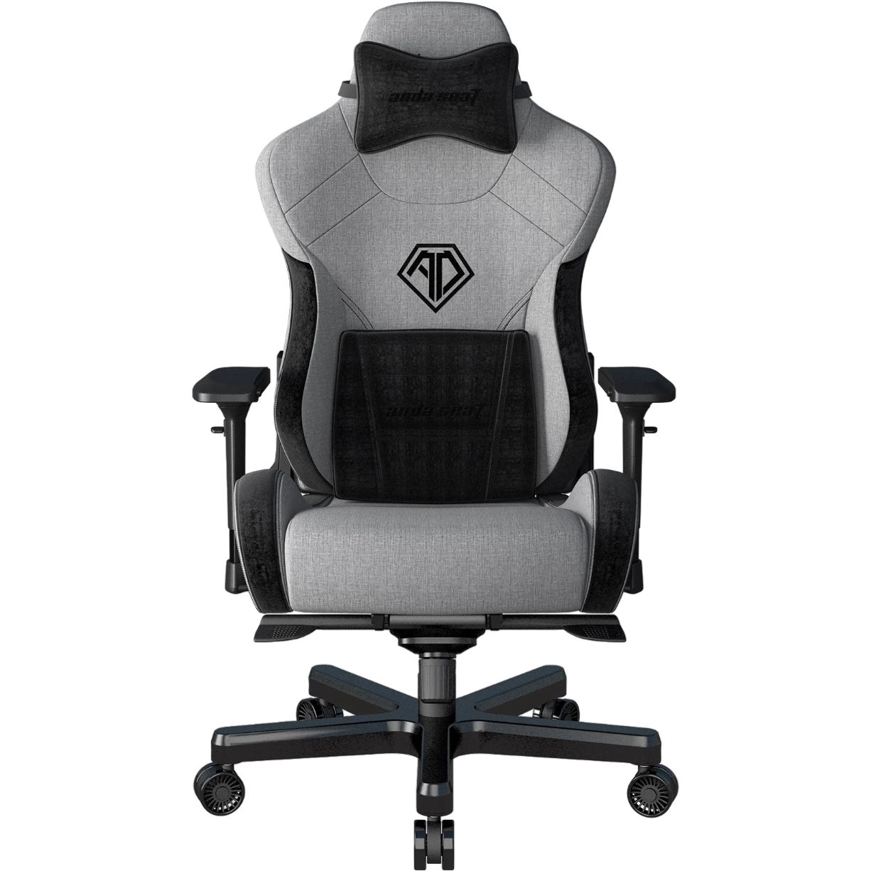 Кресло игровое Anda Seat T-Pro 2 Size XL Grey/Black (AD12XLLA-01-GB-F) - фото 1