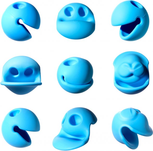 Игрушка Moluk Мокс мячик-марионетка, синяя (43350) - фото 2