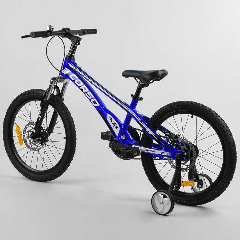 Дитячий велосипед Corso 20 дюймів синій 231992 - фото 3