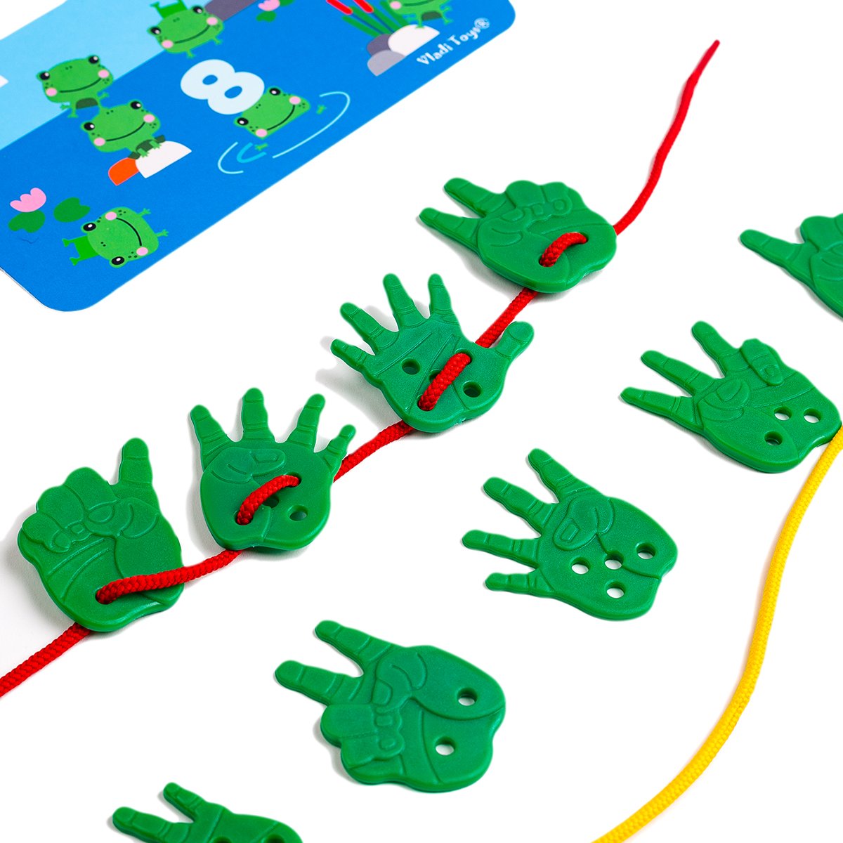 Игра с пластиковыми ладошками Vladi Toys Fisher-Price Учимся считать (VT2905-25) - фото 3