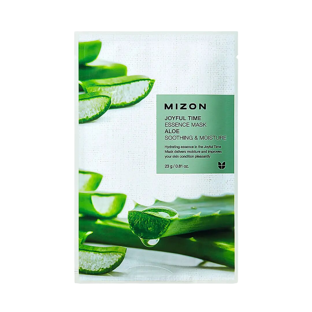 Тканевая маска Mizon Joyful Time Essence Mask Aloe с экстрактом алоэ, 23 мл - фото 1