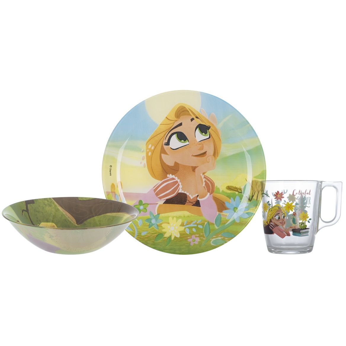Набор посуды Luminarc Disney Princess Royal, 3 шт (P9260) - фото 1