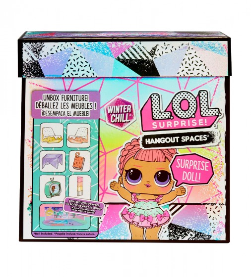 Игровой набор с куклой L.O.L. Surprise Маленькие Комнатки Ледяной уголочек фигуристки (576648) - фото 2