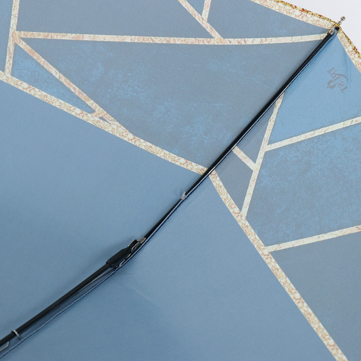 Жіноча складана парасолька повний автомат Trust 102 см синя - фото 7