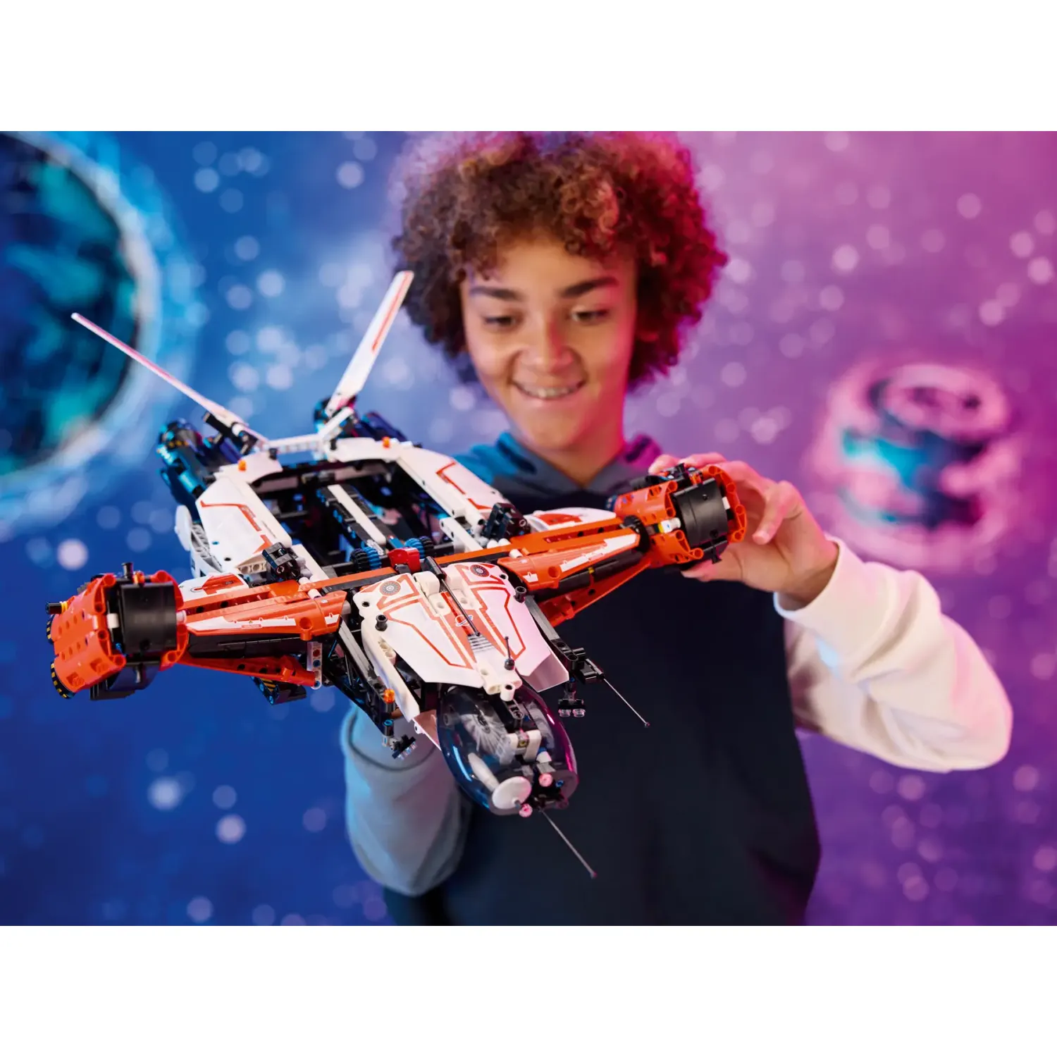 Конструктор LEGO Technic Вантажний космічний корабель VTOL LT81, 1365 деталей (42181) - фото 10