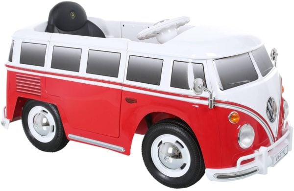 Электромобиль Rollplay Микроавтобус VW bus T2 12V RC, на радиоуправлении, красный (39212) - фото 2