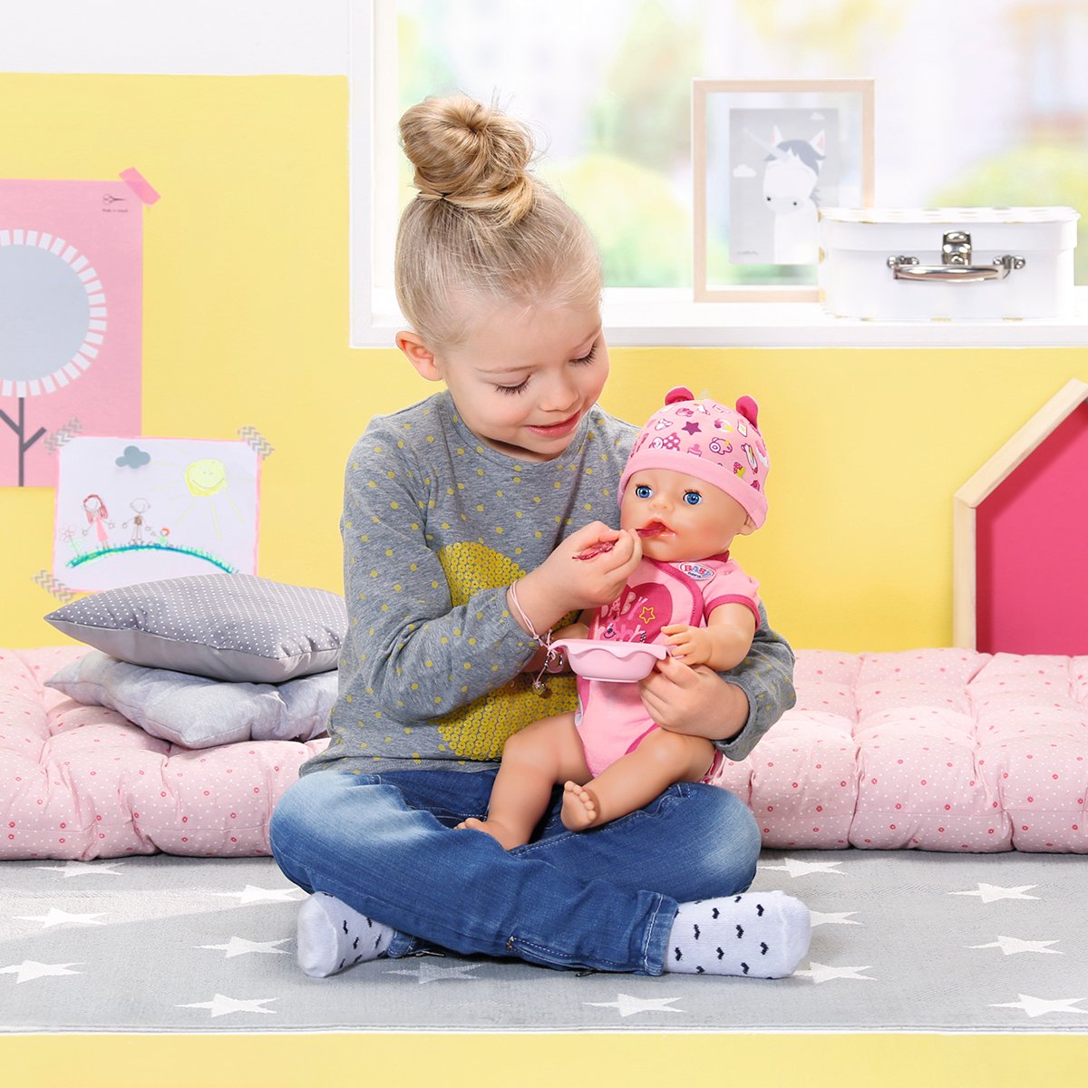 Лялька Baby Born Ніжні обійми Чарівне Малятко, з аксесуарами, 43 см (824368) - фото 4