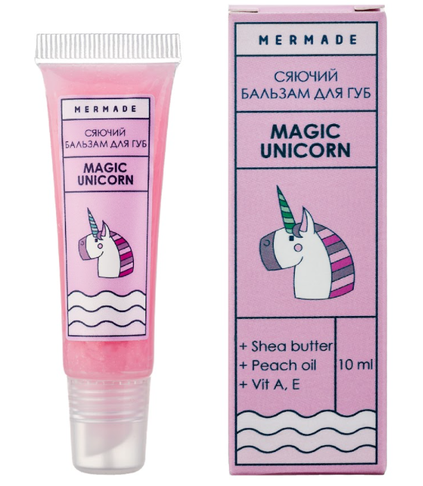 Бальзам для губ Mermade, сяючий, Magic Unicorn, 10 мл (MRL0005) - фото 1