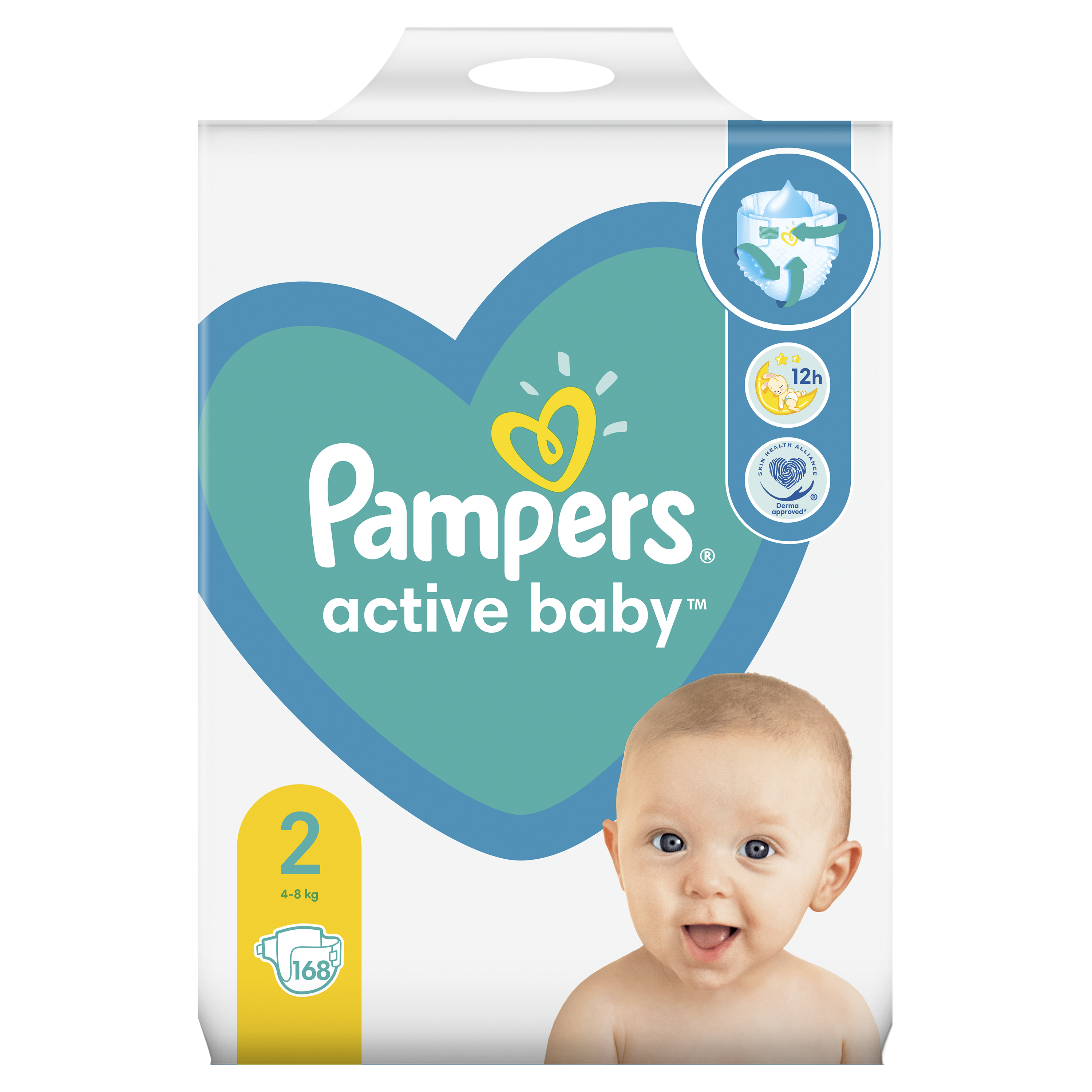 Подгузники Pampers Active Baby 2 (4-8 кг), 168 шт. - фото 2