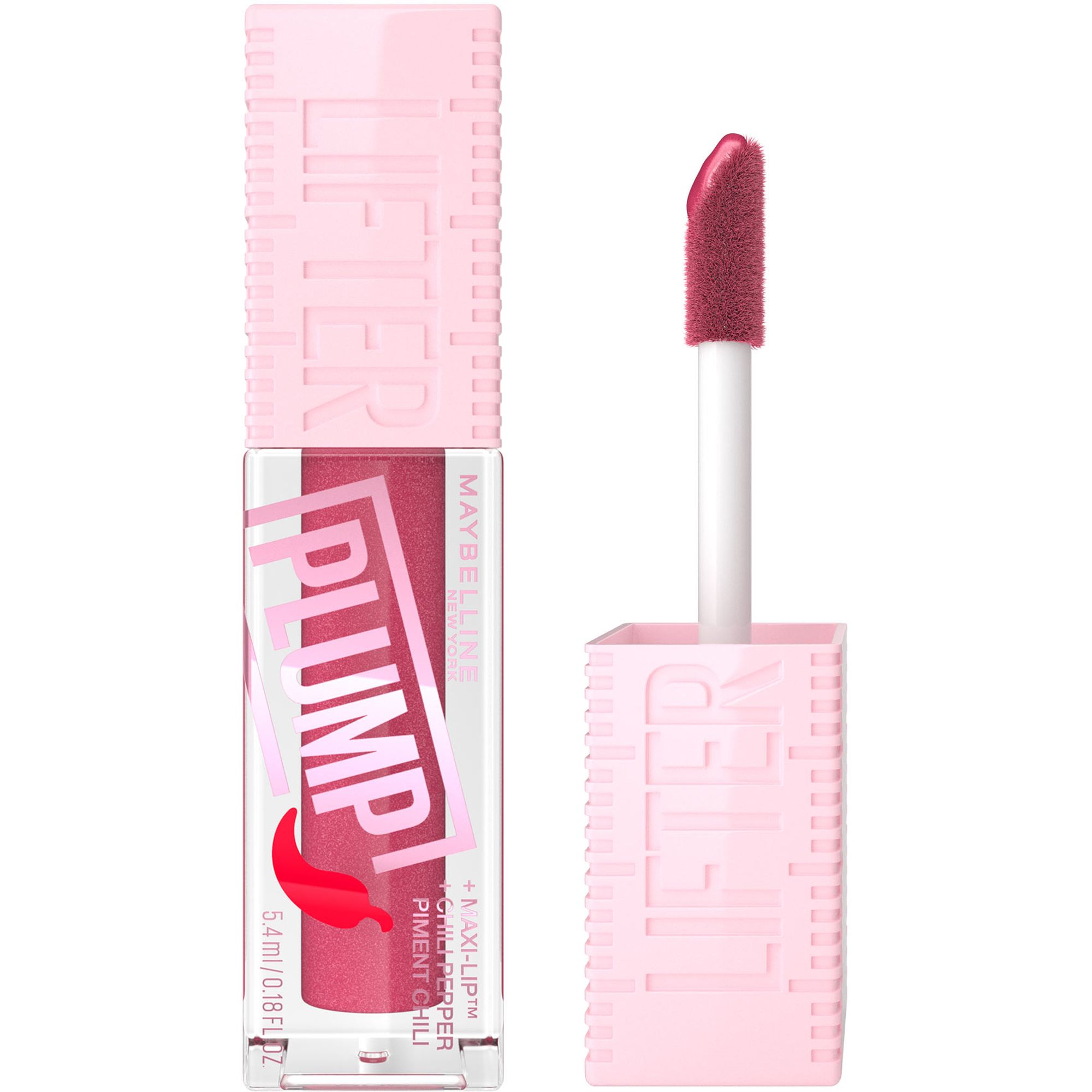 Блиск-плампер для губ Maybelline New York з перцем чилі 002 Muave bite 5.4 мл (B3486000) - фото 1