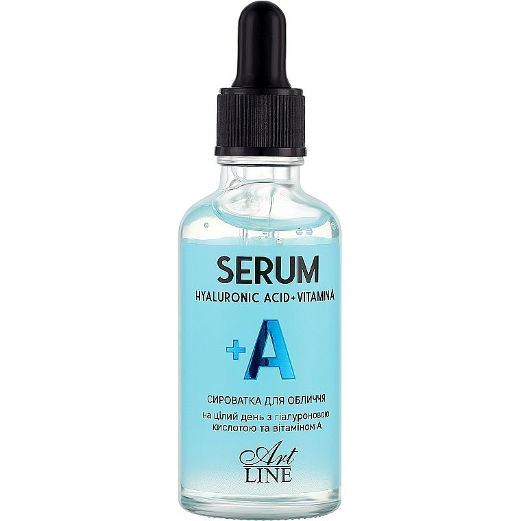 Сироватка для обличчя Art Line Serum Hyaluronic Acid + Vitamin A 50 мл - фото 1