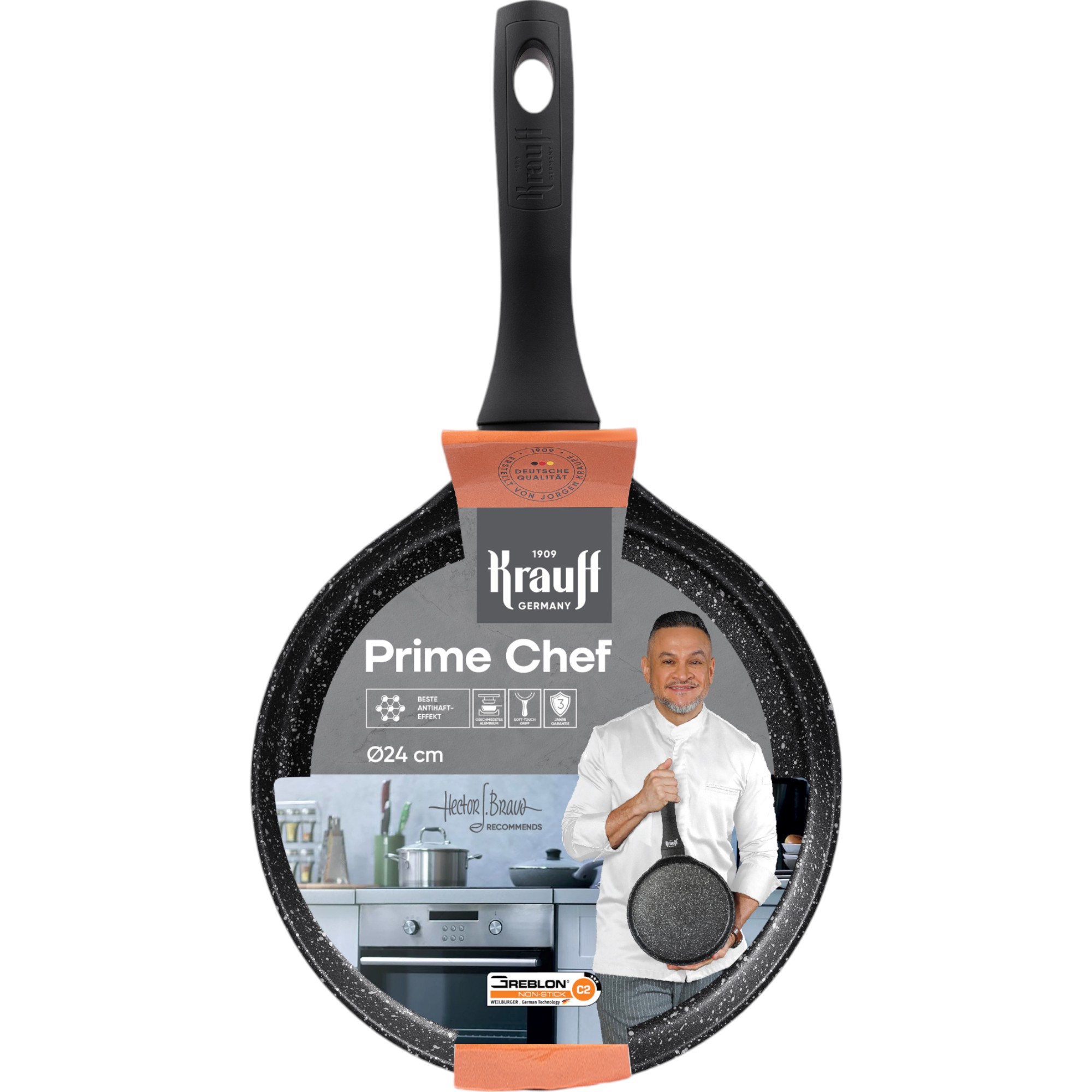 Сковорода для млинців Krauff Prime Chef 24 см (25-45-211) - фото 1