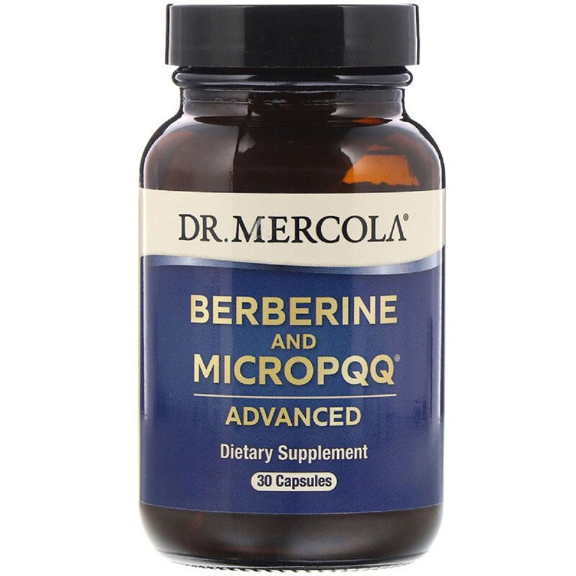 Берберін та MicroPQQ Dr. Mercola покращена формула 30 капсул (MCL01846) - фото 1