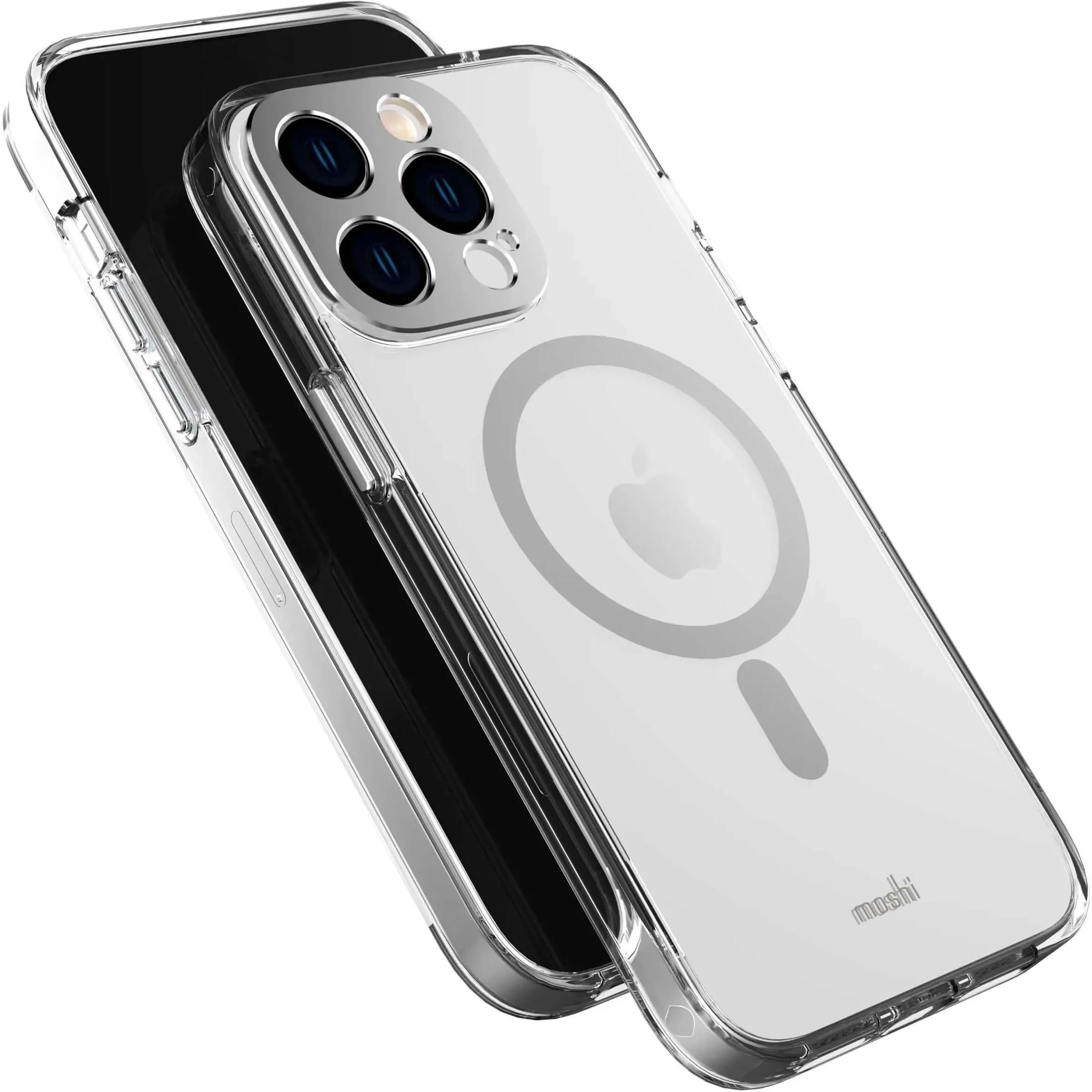 Чехол-накладка Moshi iGlaze Slim Hardshell Case Luna Silver для iPhone 14 Pro Max - фото 1