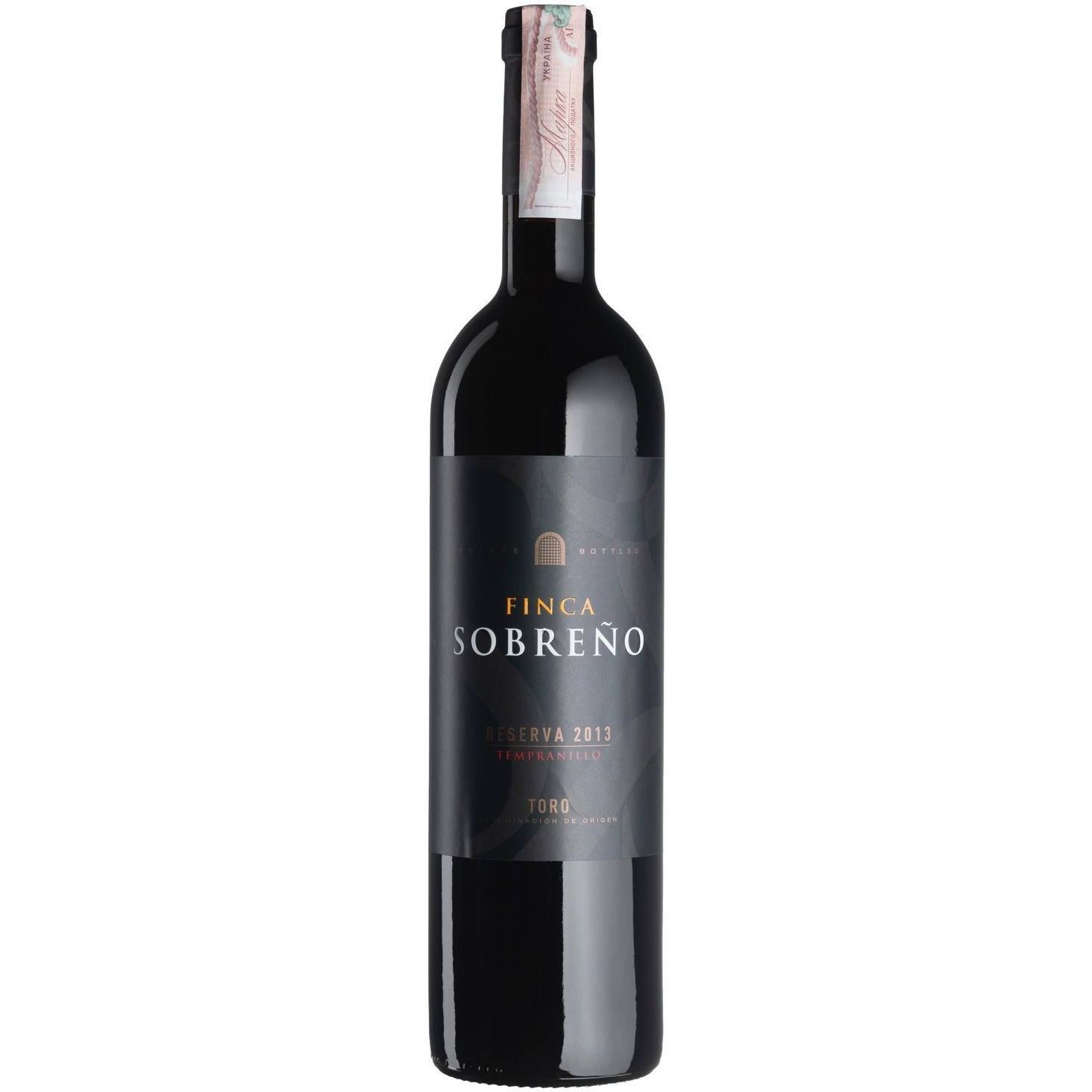 Вино Bodegas Sobreno Finca Sobreno Reserva червоне, сухе, 0,75 л - фото 1