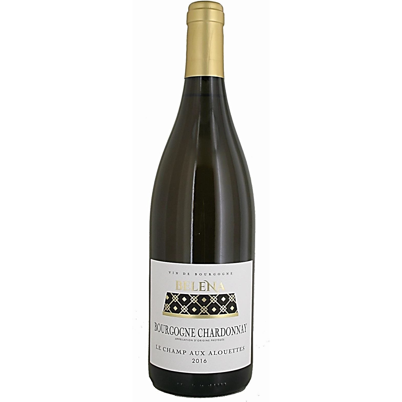 Вино Belena Aujoux Bourgogne Chardonnay 2016, біле, сухе, 0,75 л - фото 1
