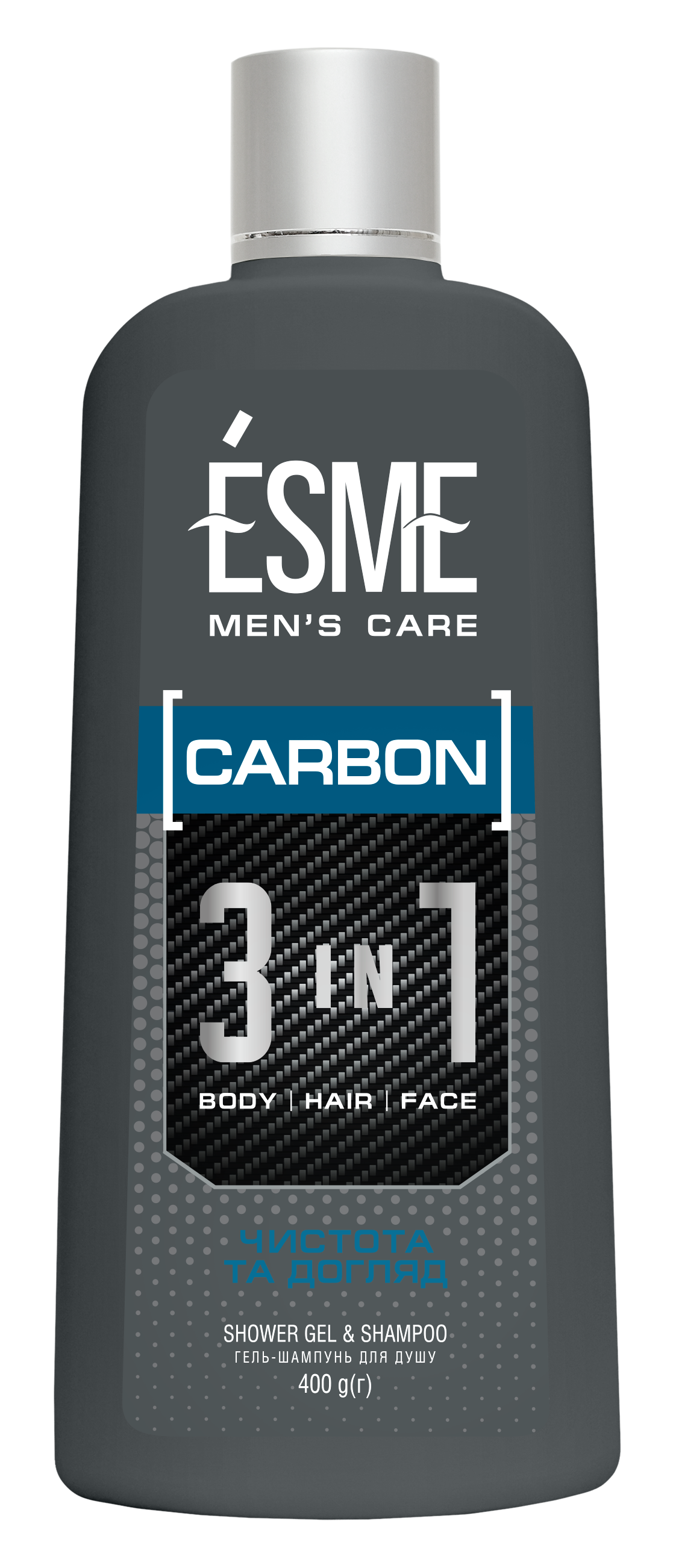 Гель-шампунь для душа Esme Carbon, 400 мл - фото 1