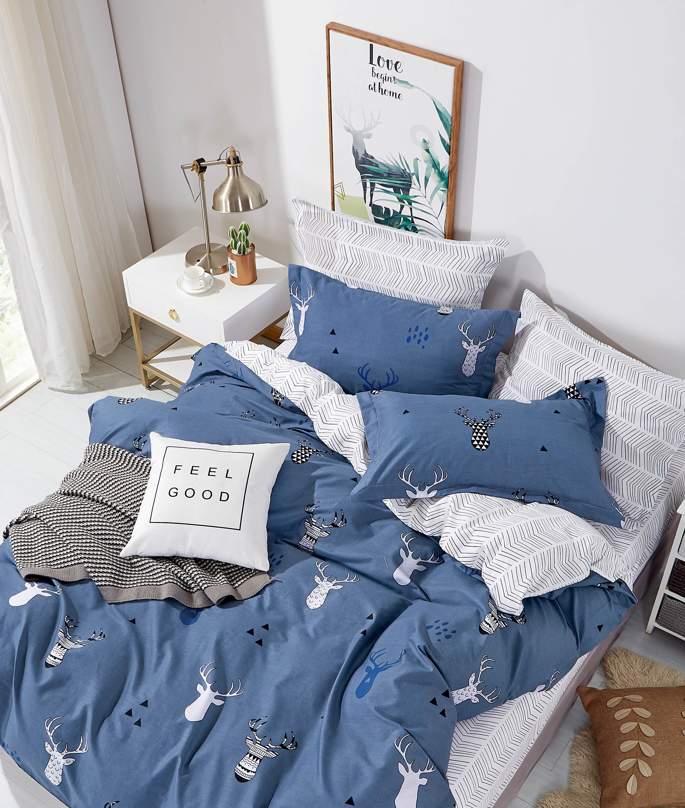 Комплект постельного белья Ecotton, твил-сатин, двуспальный, 210х175 см (22259) - фото 1
