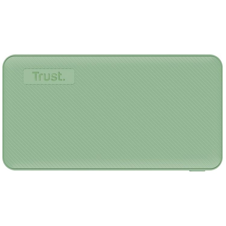 Портативний зарядний пристрій Trust Primo Eco power bank 10000 мАг зелений (25029_TRUST) - фото 1