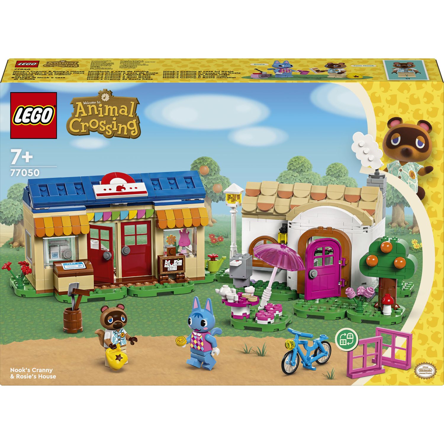 Конструктор LEGO Animal Crossing Ятка Nook's Cranny и дом Rosie 535 деталей (77050) - фото 1