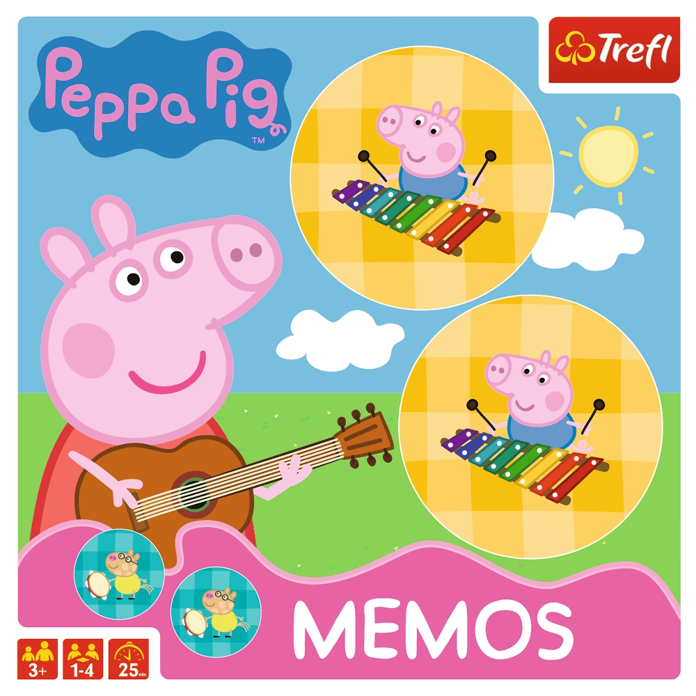 Настільна гра Trefl Свинка Пеппа Мемос з Пеппою - фото 1