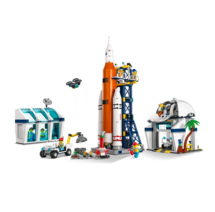 Конструктор LEGO City Космодром, 1010 деталей (60351) - фото 5