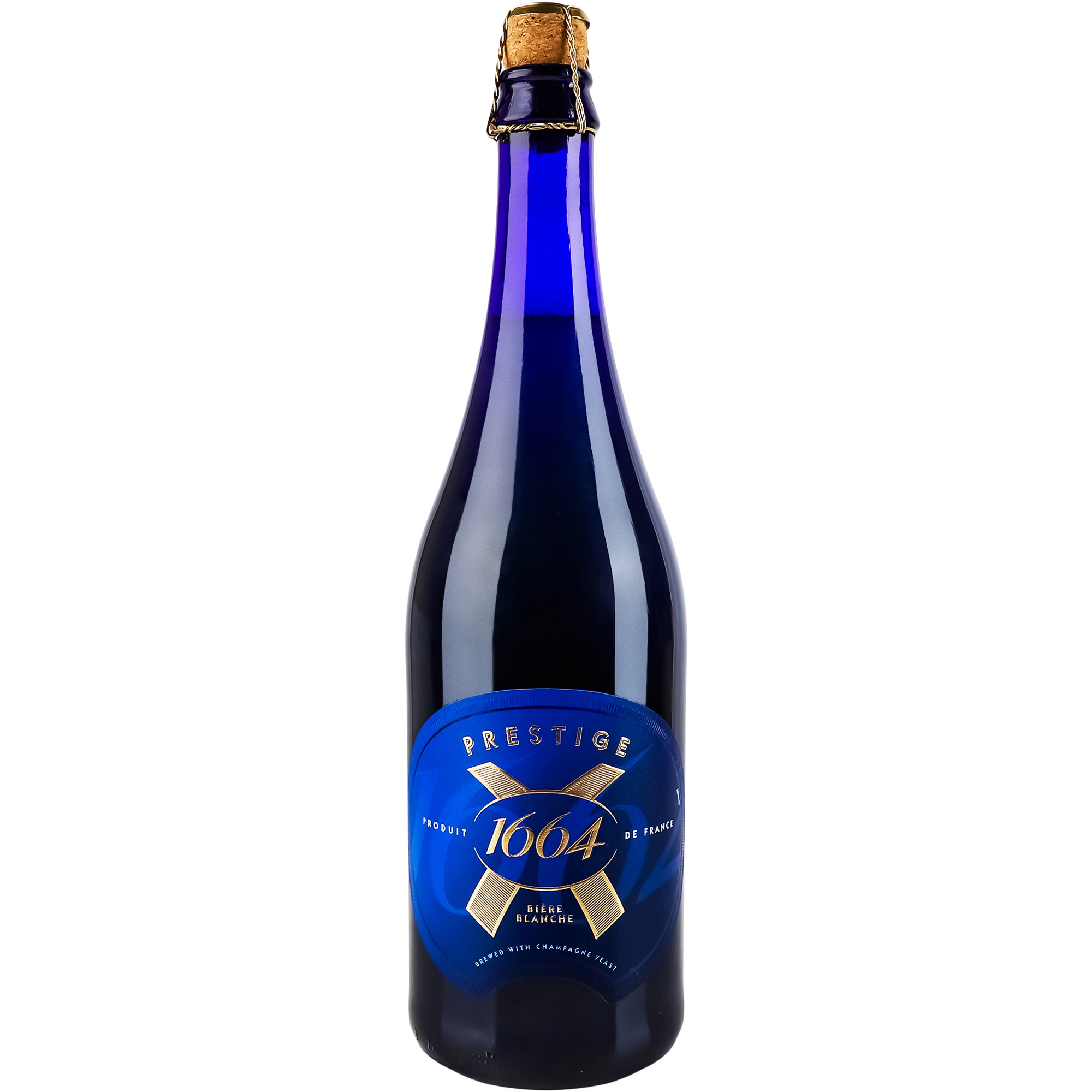 Пиво Kronenbourg 1664 Prestige светлое 6% 0.75 л - фото 1
