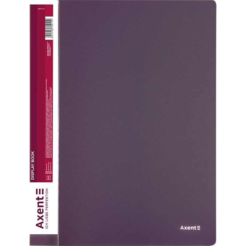 Дисплей-книга Axent A4 80 файлов сливовая (1280-11-A) - фото 1