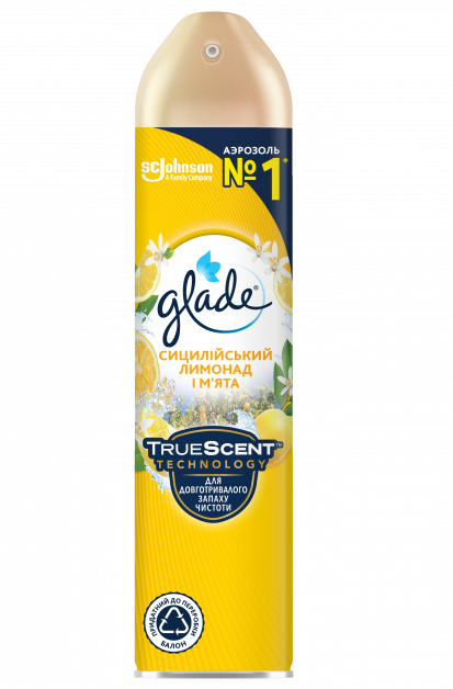 Освежитель воздуха Glade Cицилийский лимонад и мята, 300 мл - фото 1