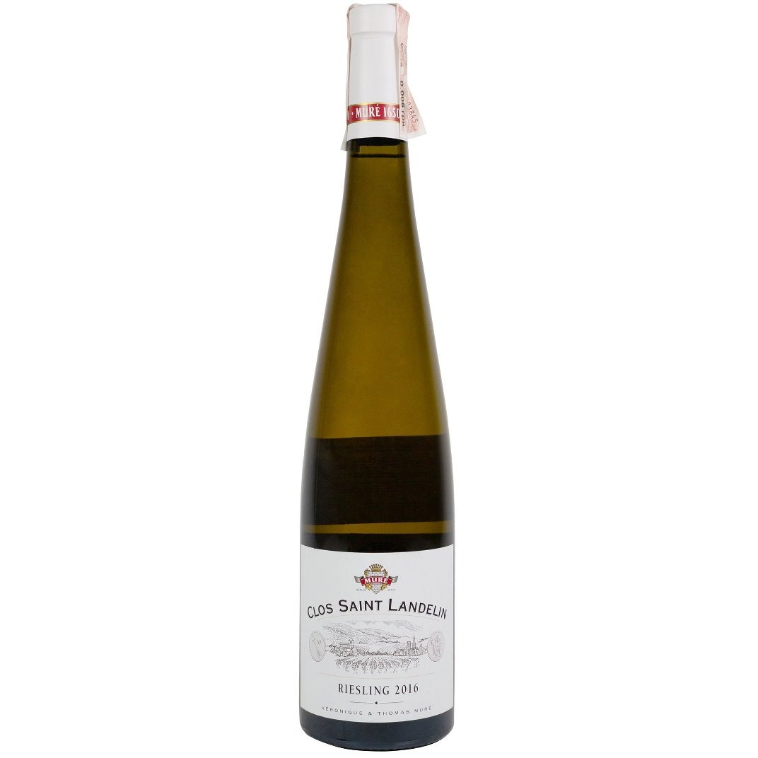 Вино Rene Mure Riesling Clos Saint Landelin 2016, біле, сухе, 0,75 л - фото 1