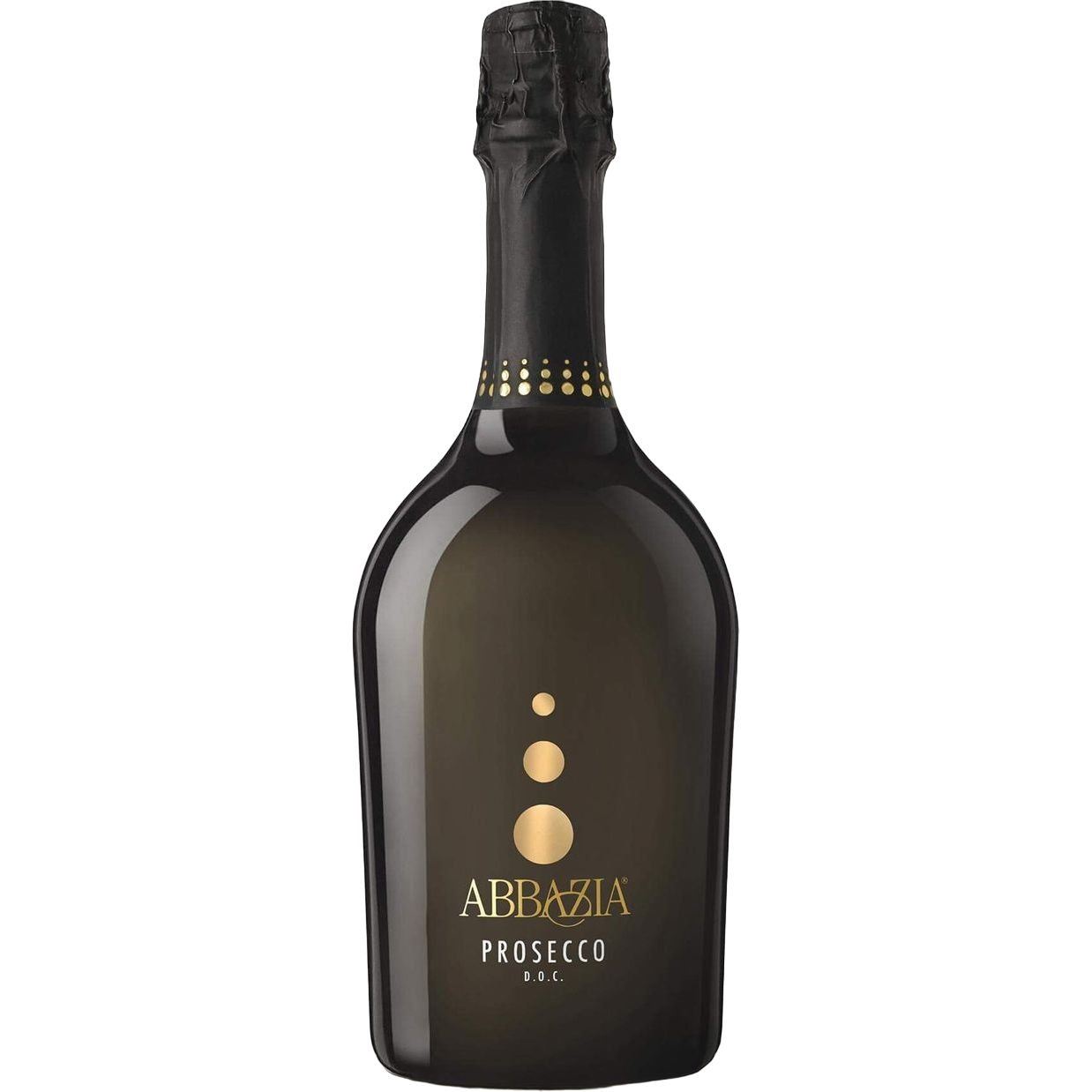 Игристое вино Abbazia Prosecco Spumante DOC Extra Dry, белое, экстра-драй, 0.75 л - фото 1