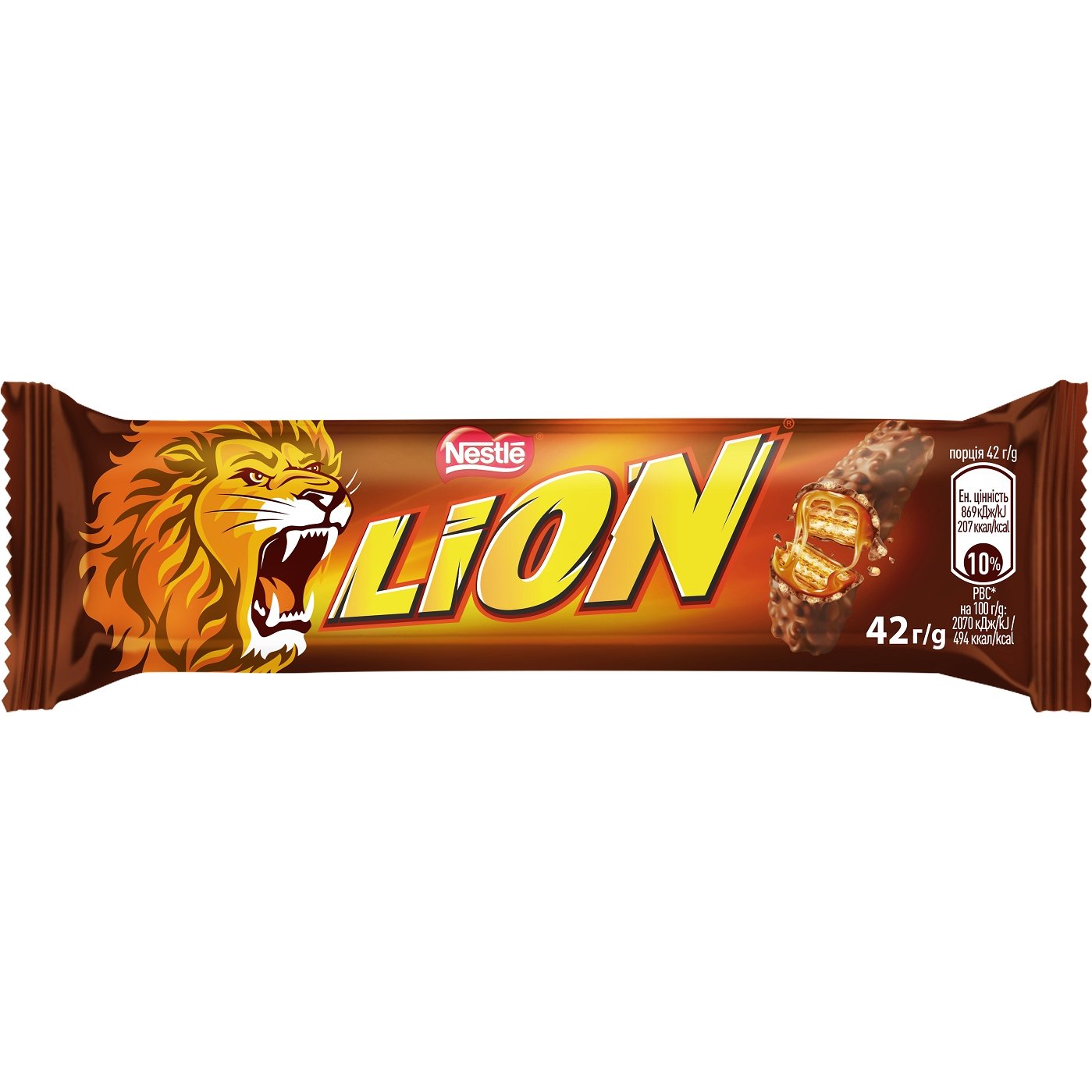 Шоколадний батончик Lion 42 г - фото 1