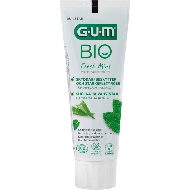 Зубна паста GUM Bio Fresh Mint With Aloe Vera 75 мл - фото 1