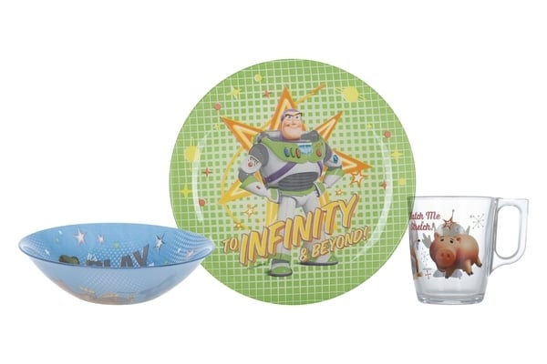 Набор детской посуды Luminarc Disney Toy Story, 3 предмета (P9344) - фото 1
