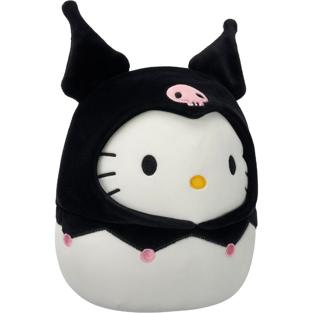 М'яка іграшка Squishmallows Hello Kitty Хелоу Кітті в образі Куромі 20 см (SQSN00388) - фото 2