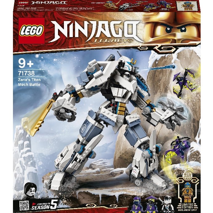 Конструктор LEGO Ninjago Битва з роботом Зейна, 840 деталей (71738) - фото 1