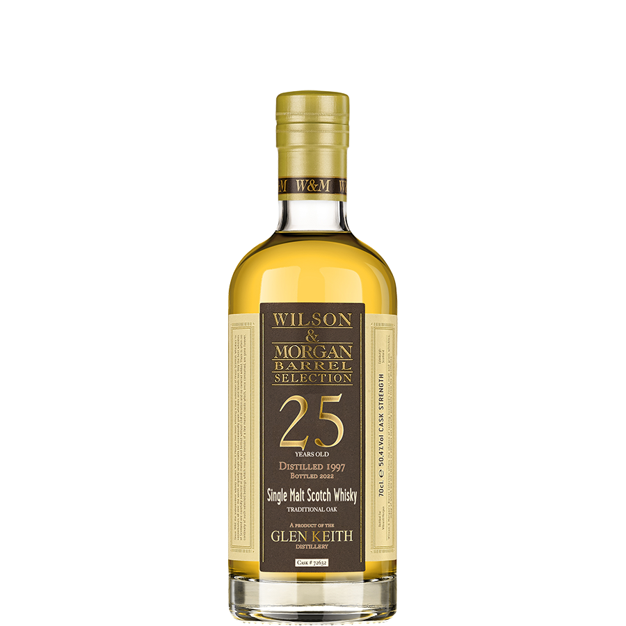 Виски Wilson & Morgan Glen Keith 25 yo Single Malt Scotch Whisky 50.4% 0.7 л, в подарочной упаковке - фото 2