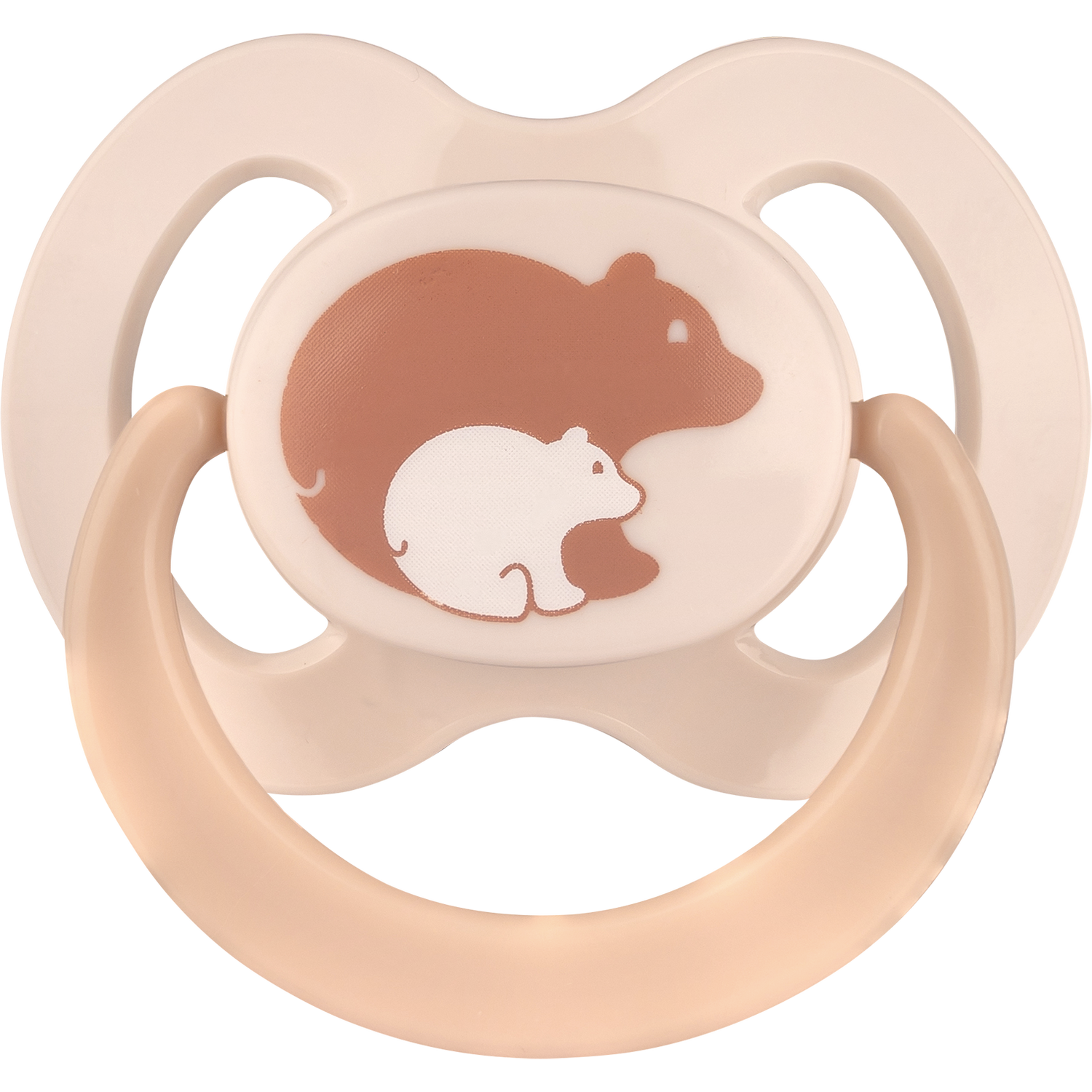 Пустышка плоская Baby-Nova с рисунком и кольцом силикон 2 шт. (3962315) - фото 2